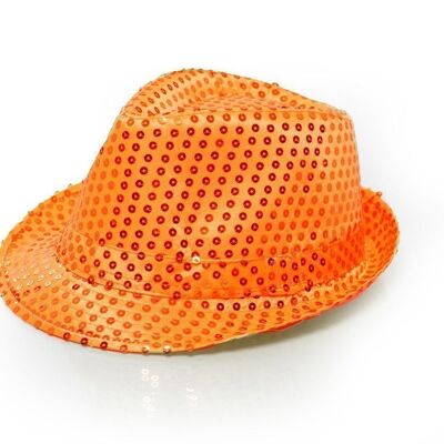 Cappello Paillettes Arancione
