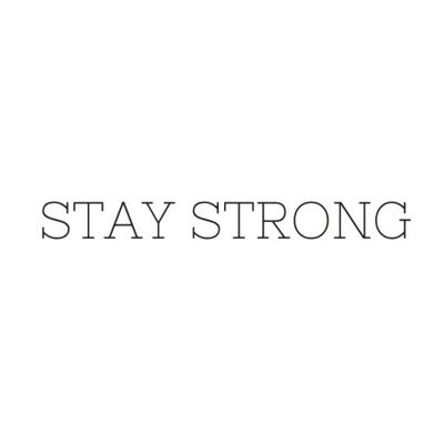 Sioou temporäres Tattoo - STAY STRONG x5