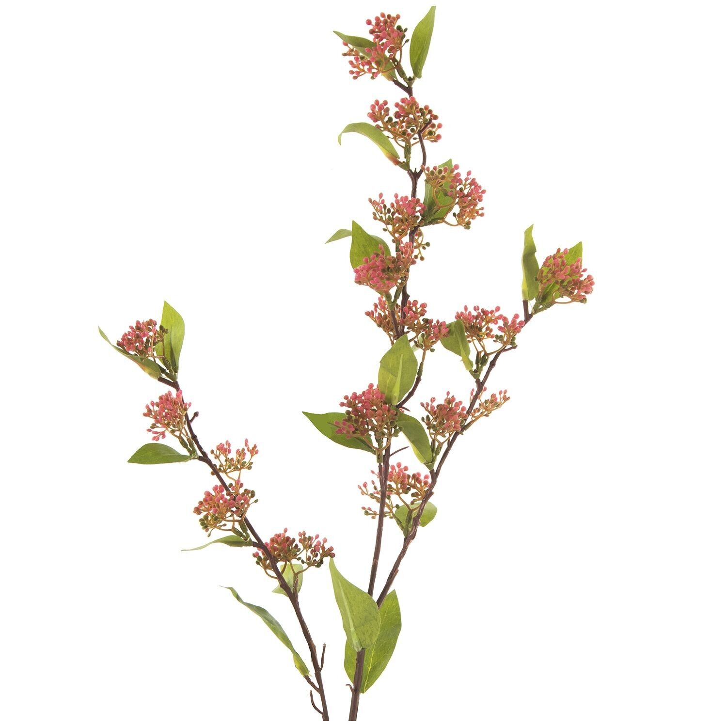 Ramo di agrifoglio in poliestere viola 75cm st27802