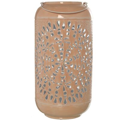PINK METAL CANDLE HOLDER WITH HANDLE _°40X80/102CM-METAL: IRON ST62458