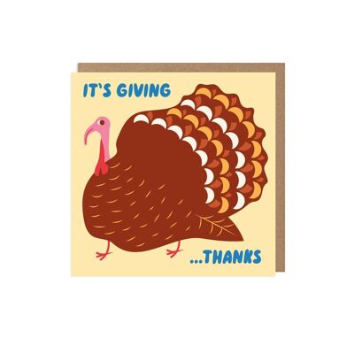 Turkey Thanksgiving  Card