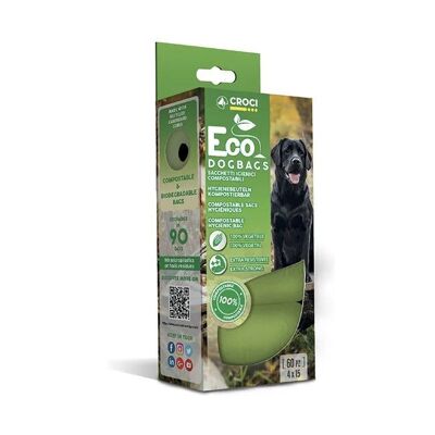 Sacs hygiéniques pour chiens 100% compostables - Eco Dog Bags