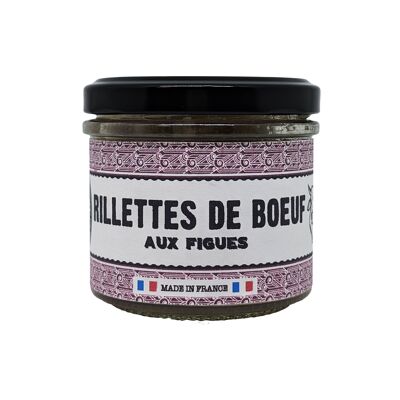Beef rillettes with figs
