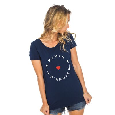 CAMISETA MUJER MARINO LOVE MOM 2 MPT