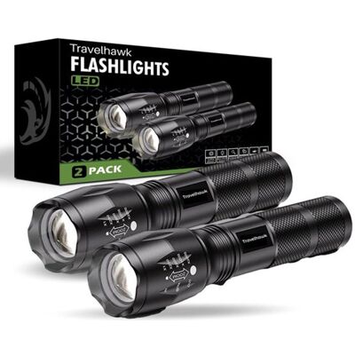 LED Flashlight 2 Pieces