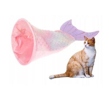 Produits pour animaux de compagnie - gros jouets pour chat sirène rose 1