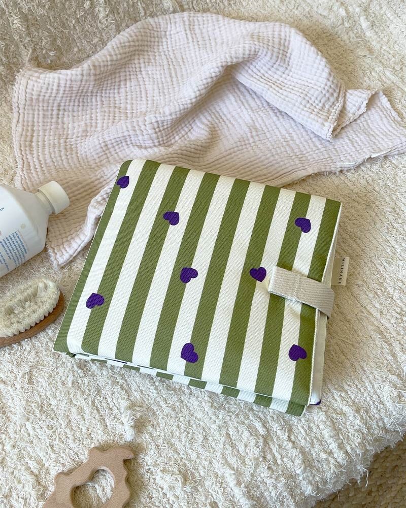 Stripe & Love Reise-Wickelunterlage – ADAM