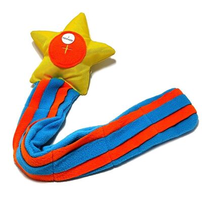 Produits pour animaux de compagnie - Jouets pour chiens étoile filante jaune avec couineur