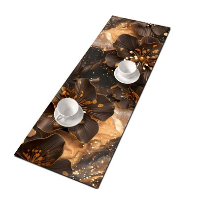 Tapis de couloir da Tavola Fiore Pera en Feltro Bertoni 33 x 95 cm.