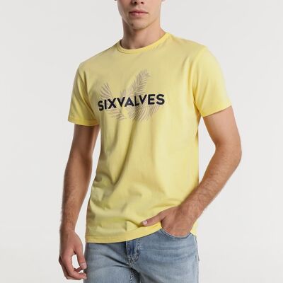 SIX VALVES - T-shirt manches courtes Feuilles de Palmier | Confort