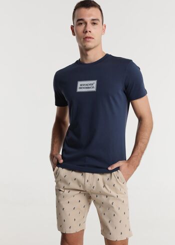 SIX VALVES - T-shirt manches courtes Détail Flock | Confort 1