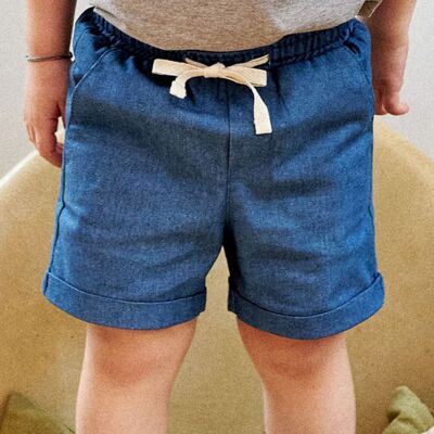 Pantalones cortos Noah ##2647 Mezclilla