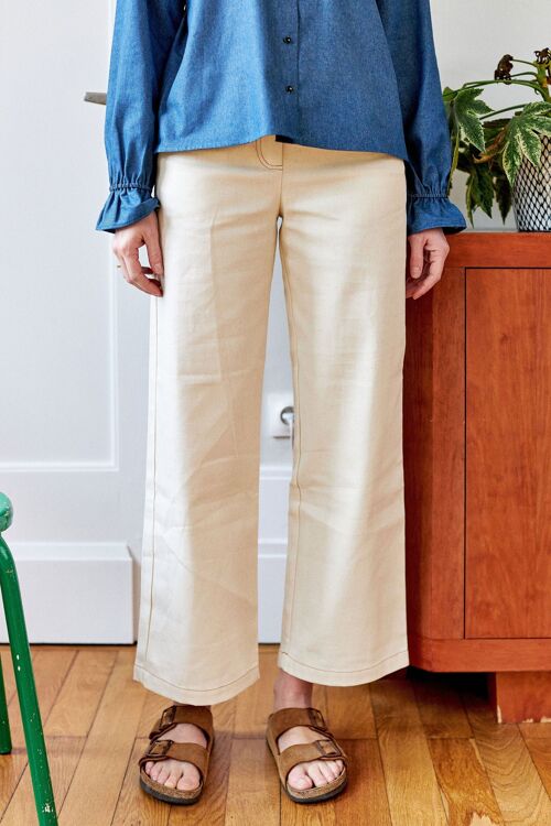 Pantalon Suzon ##2499RF Ecru Femme