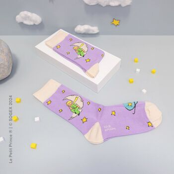 Chaussettes Planètes violettes 4