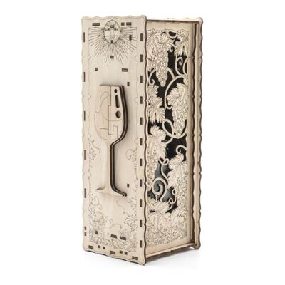 NKD PUZZLE Enigmática caja de vino “Oenologic” para construir