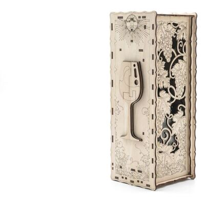 NKD PUZZLE Enigmatica scatola di vino “enologica” da costruire
