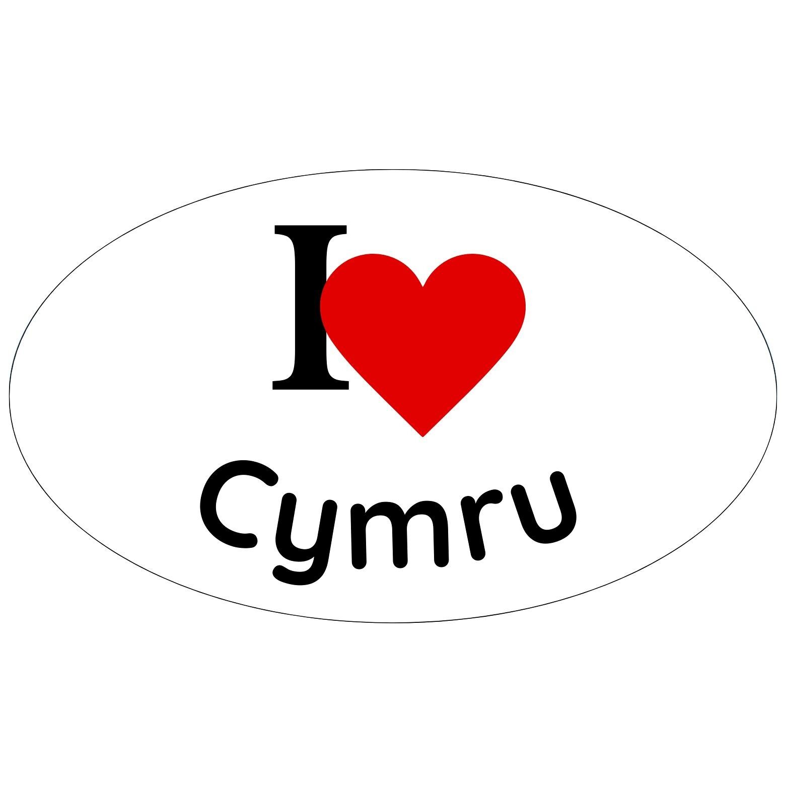 Ich ❤️ Cymru-Aufkleber