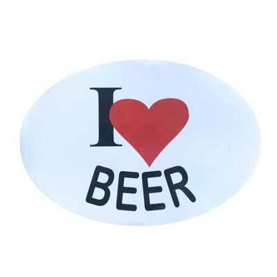 I ❤️ Beer Sticker