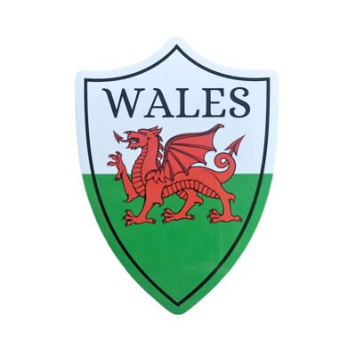 Wales-Schild-Aufkleber