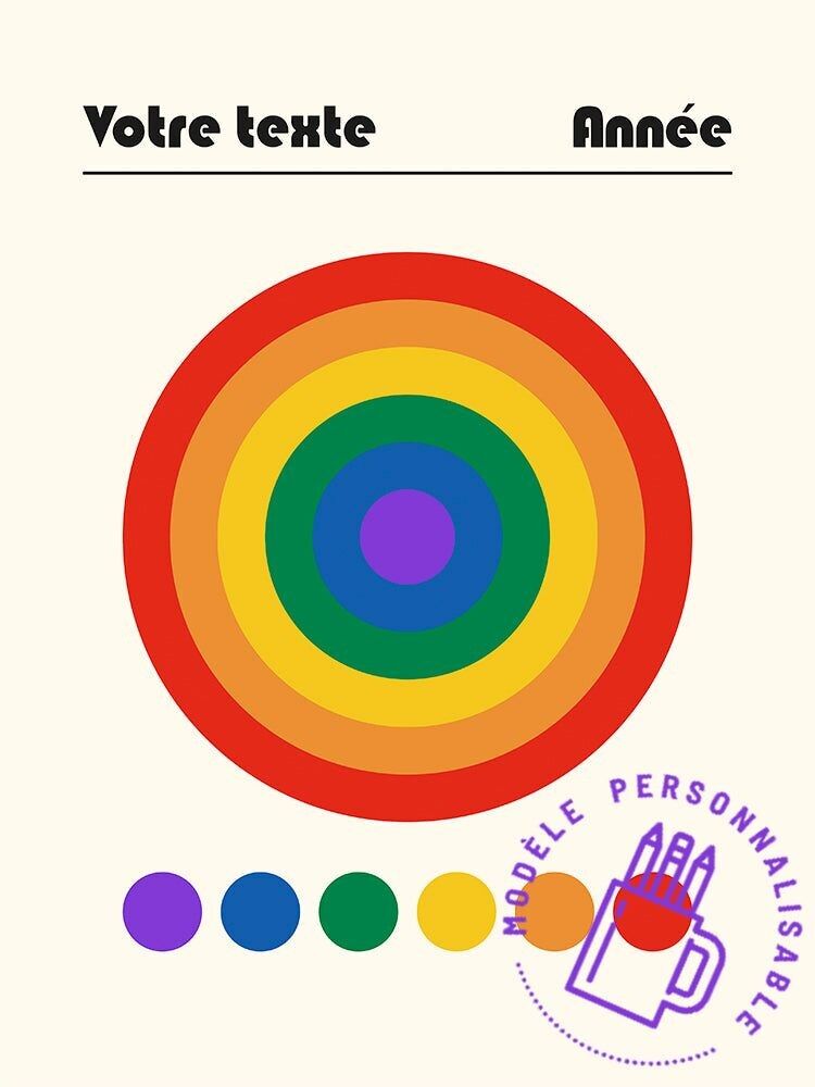 Poster Bauhaus Freedom (personalizzabile)