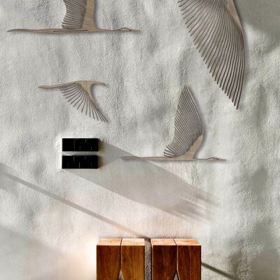 Birds Wood Wall Art - Panel - Home Decor