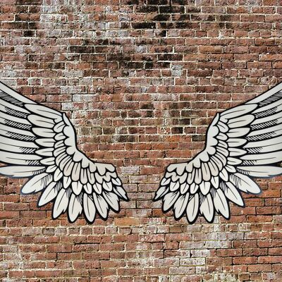 Wings Wood Wall Art - Panneau - Décoration d'intérieur