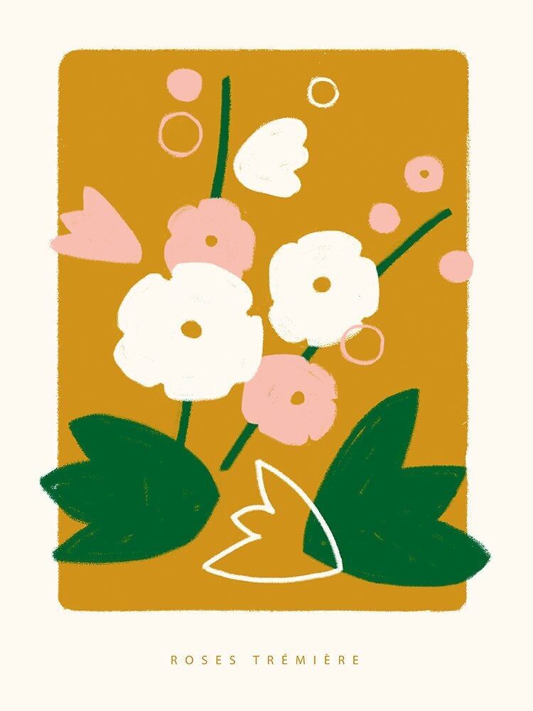 WAX Stockrosen-Poster