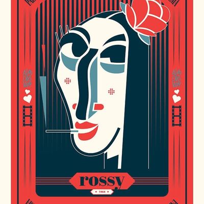 Rossy de Palma Red Background