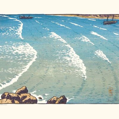 Bretaña - Creciente ola del mar