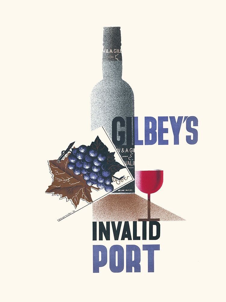 Il poster del porto non valido di Gilbey