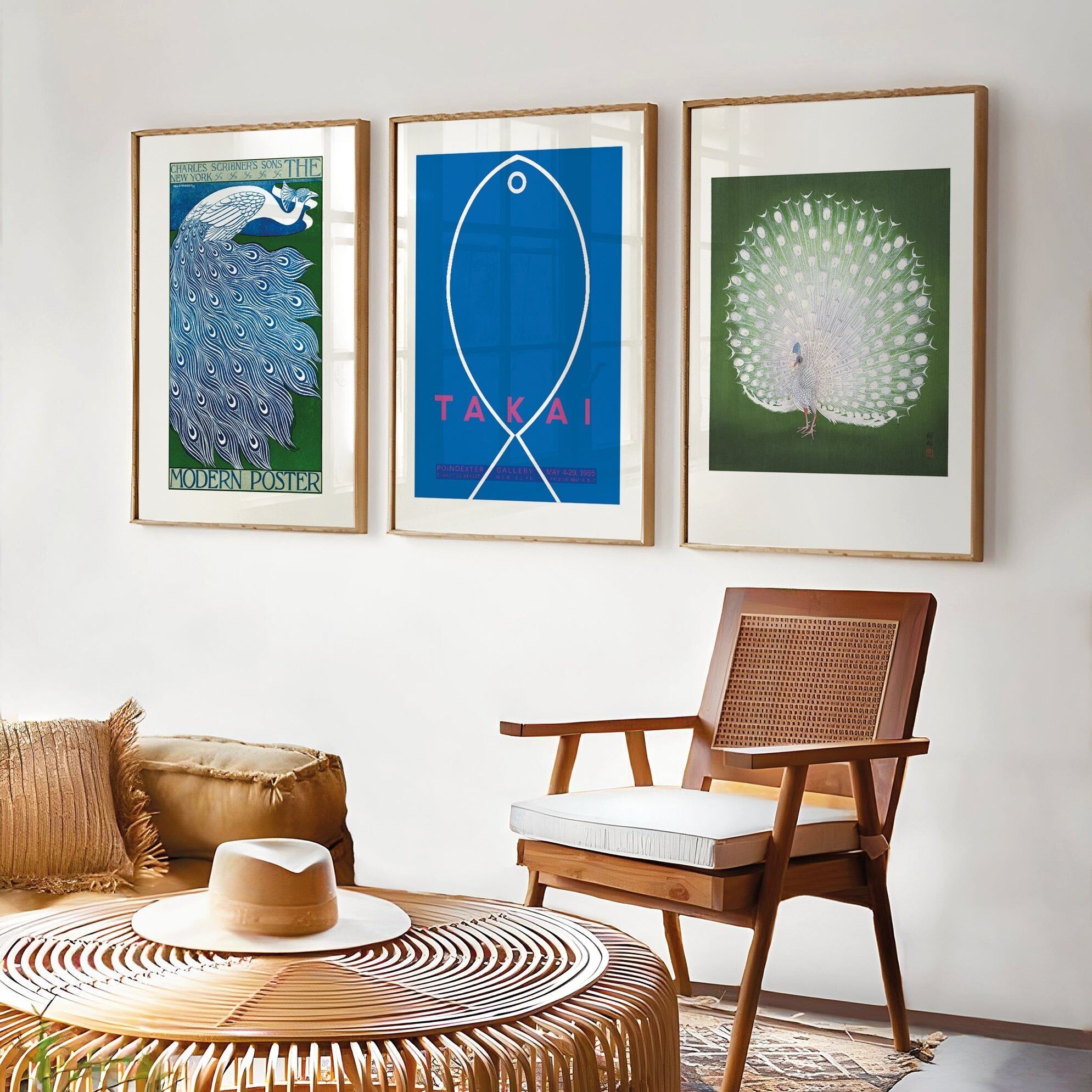 Peacock Poster Ohara Koson (1936)