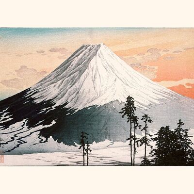 Mount Fuji, Katsuyama District Poster by Hiroaki Takahashi