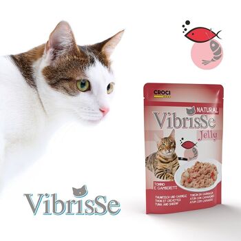 Sachets de nourriture humide en gelée pour chat - Vibrisse Jelly sachet 70g 6