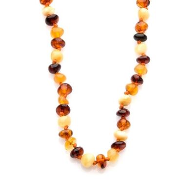 COLLIER 60 cm TOUT AMBRE MULTICOLOR ref: AKWK4M