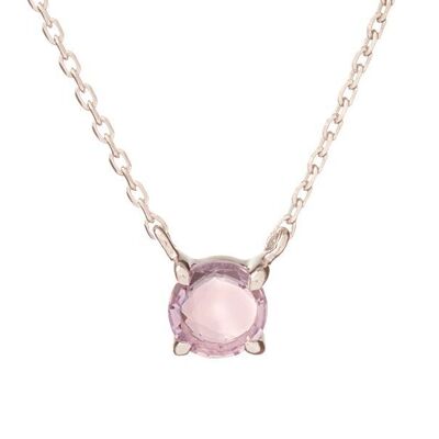 COLLANA 42+3CM AMETISTA ARGENTO ref: CJF-CL066-AM