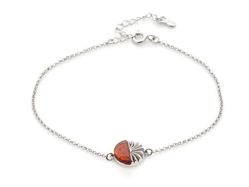 BRACELET ARGENT AMBRE ref: SA3722BOR