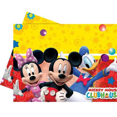 Mickey Playful Plastic Tablecloth 120x180Cm