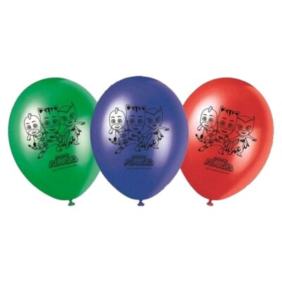 Pj Masks Palloncini Stampati 8 Pezzi
