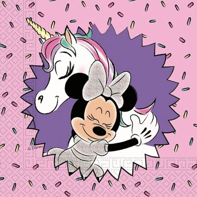 Minnie & Unicorn 20 Napkins 33x33cm