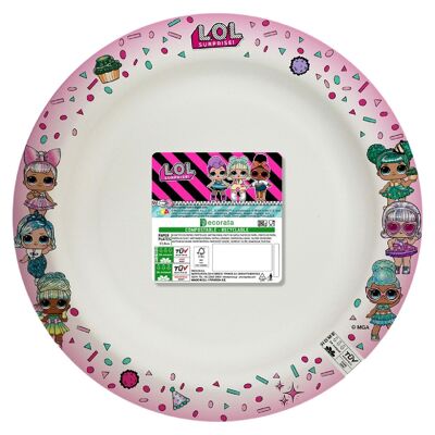 LOL Surprise! 8 Paper Plates 23Cm