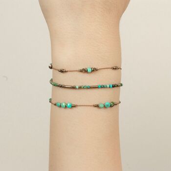 Bracelet Zephyr - Pierres naturelles 2