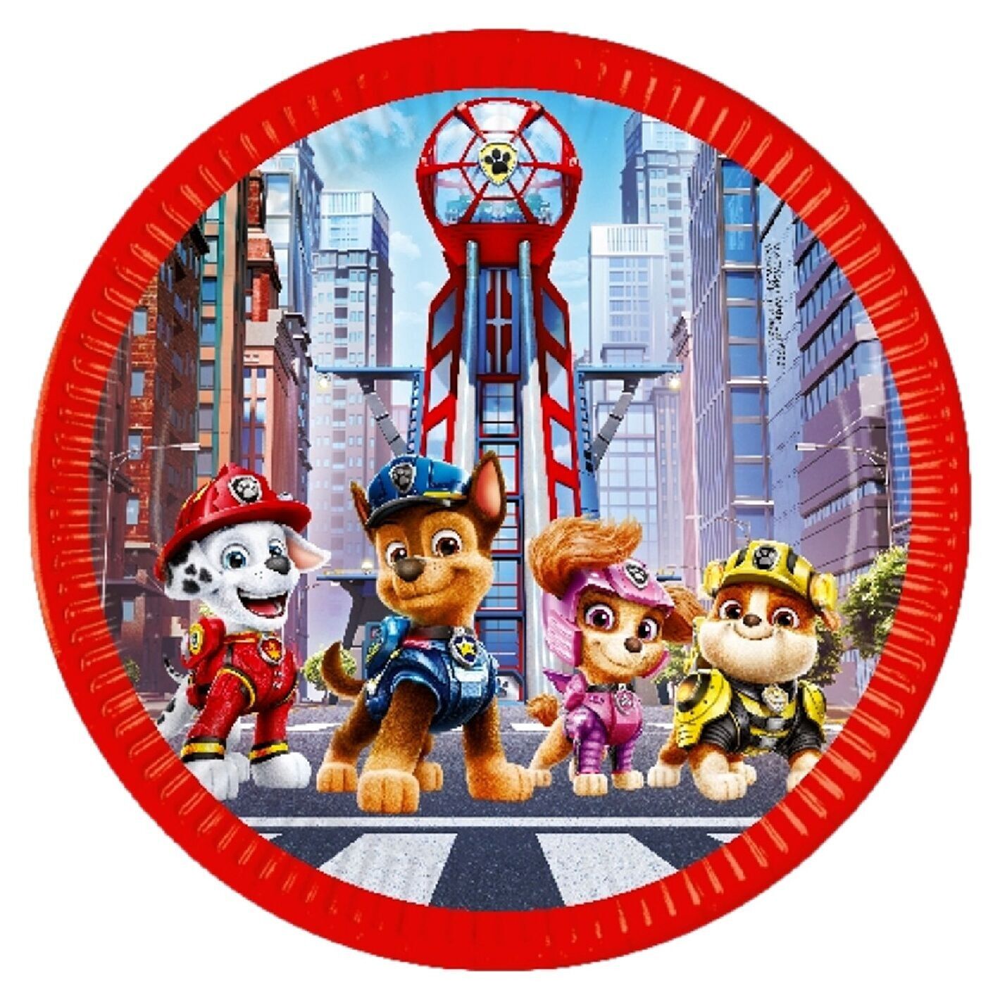 Paw Patrol Il Film 8 Piatti di Carta 23Cm