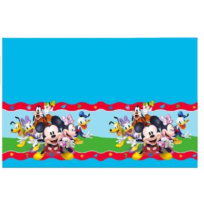 Mickey Rock The House Plastic Tablecloth