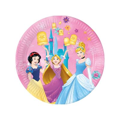 Disney Princesses 8 Plates 23 Cm