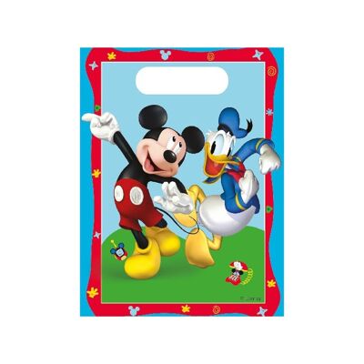 6 sacchetti per feste di Topolino Rock The House