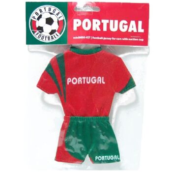 Mini Tenue Foot Portugal Avec Ventouse 1