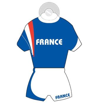 Mini Tenue Foot France Avec Ventouse 2