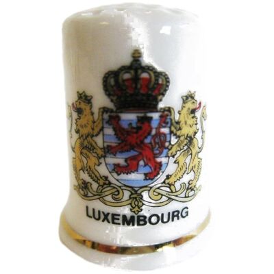 Dedal del escudo de armas de Luxemburgo