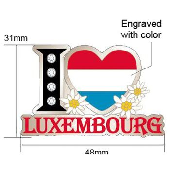 Magnet I Love Luxembourg 2