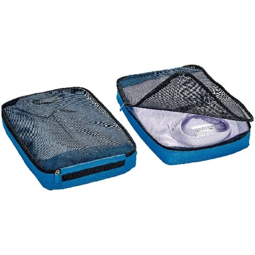 Organisateur de Valise Bleu Lot de 2